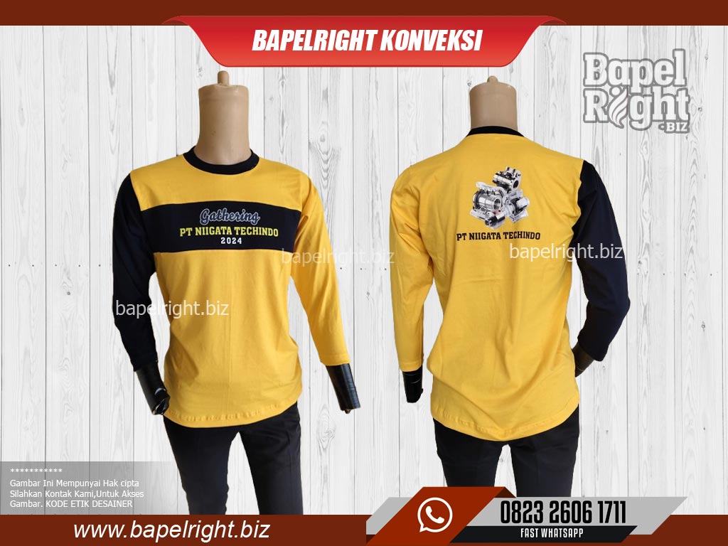 Desain Kaos Polo Lengan Panjang